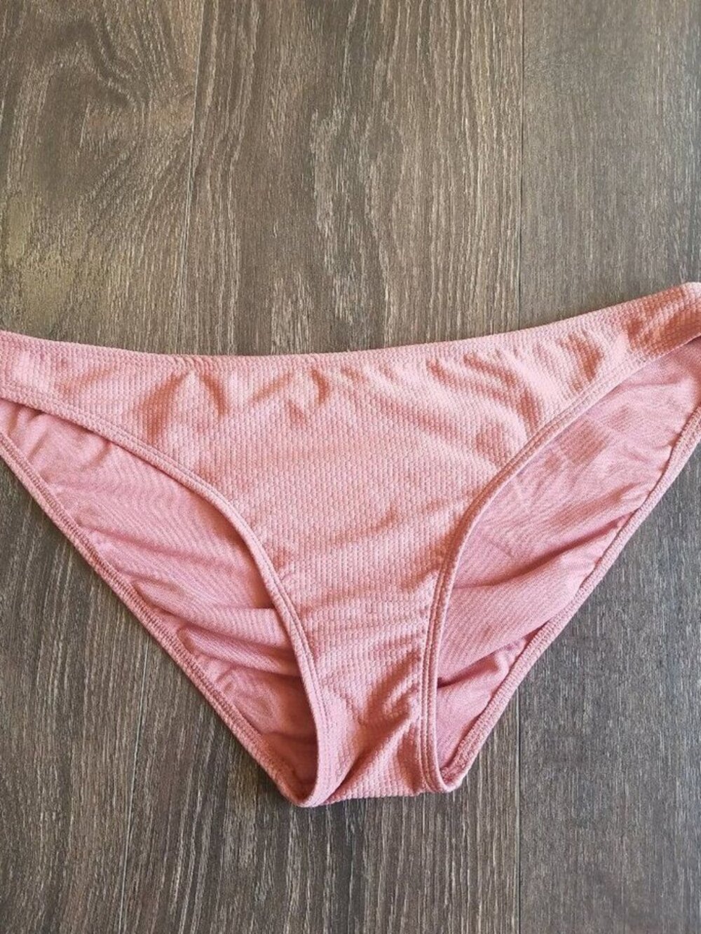 Xhilaration Waffle Textured Bikini Bottom Mauve Size XL